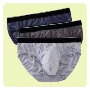 남자 여름 통풍 쿨팬티 시원한 편한 삼각 메쉬 팬티