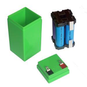 DIY 18650 리튬 배터리 상자 팩 4V4Ah 플라스틱 보관 케이스 4/6 PCS 홀더 브래킷 고정 장치 쉘