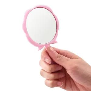 [에스에스_62]로즈 손잡이 메이크업거울 휴대용 장미거울