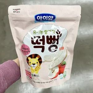 아이얌 유기농 쌀과자 떡뻥 사과 30g