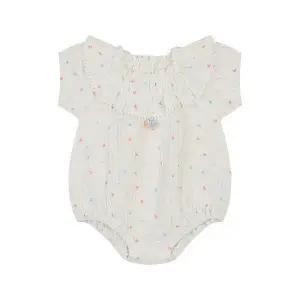 [아가방]부드러운 소재의 귀여운 넥프릴 포인트의 바디수트_ESS