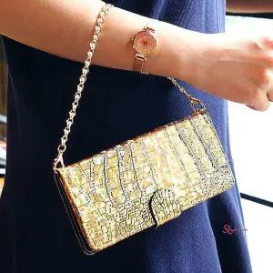 전자파차단 진주스트랩 핸드폰케이스 기능성xyz255