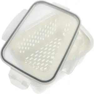 뚜껑 야채 건조기 다기능 식품 저장 용기 세트가 포함된 니양글 스태커블 1750ml 냉장고 정리 바구니 및