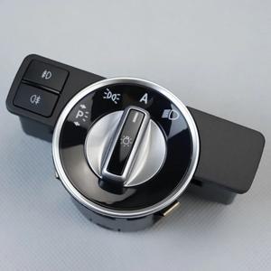 단추 헤드라이트 스위치 조명 크롬 노브 벤츠 호환 W204 W212 A207 R172 C SLK E 클래스용 A2129057100