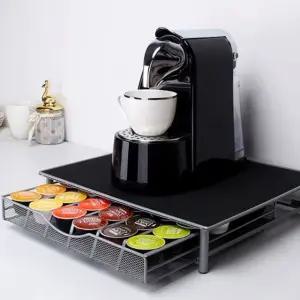 서랍식 캡슐커피홀더 36구 커피머신 거치대 보관함 oBI5+9eKb