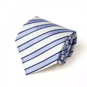 정장 TBZ KING 아이보리 블루스트라이프 넥타이