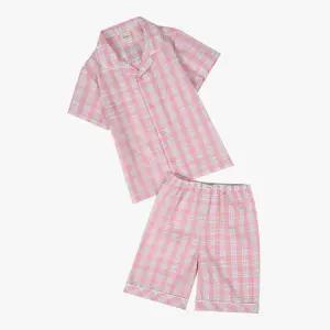 체크 시어서커 5부 파자마B  ATJS25626_NC13