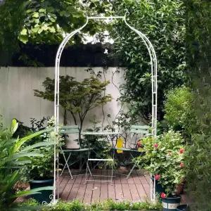 식물 울타리 장미 마당 아치형 넝쿨 안뜰 돔형 정원 프레임 꾸미기