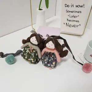 귀여운 인형 가방 참장식 고급 백팩 키링 WFMAEV7