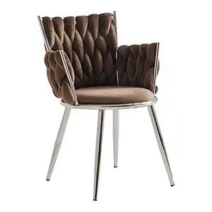 [하프클럽/셀러허브]체어우드 벨루에 벨벳 의자