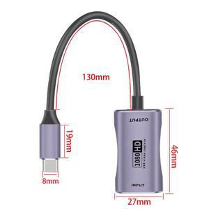 핸드폰 태블릿 프로젝터 캠코더 미니-HDMI 호환 어댑터 케이블 Vlog Filmmaker DSLR 카메라 용 호환 4K 비