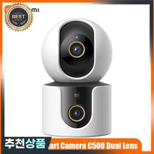 샤오미 지능형 카메라 C500 듀얼 렌즈 400만 화소 2.5K 360 ° 팬 틸트 추적 AI 감지 풀컬러 야간 투시 WiF