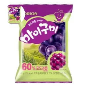 과일향 오리온 마이구미 포도 10개
