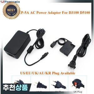 니콘 D3100 D3200 D5100 P7000 P7100 P7800용 EH5 EH-5A Plus EP-5A EP5A DC 커플러 EN-EL14 더미 배터리 A