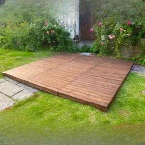 조립식 평상마루 테이블 발판 베란다 정원 DIY 데크 방부목 테라스 야외