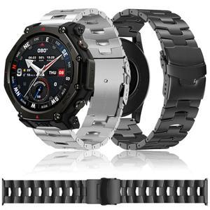 22mm 오라클 티타늄 스트랩 (아마즈핏 T-Rex3 Pro 48mm, 밸런스 2, 비프 6, 헬리오/액티브 맥스 손목밴드,