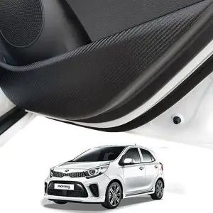 [하프클럽/]올뉴모닝 카본 도어커버 스크래치방지몰딩