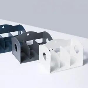 심플한 사무 용품 멀티 책꽂이3단 42116 데스크 정리 파일 서류꽂이 정리함