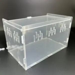 [홈월드] 파충류 아크릴 사육장 거북이 투명 하우스 25x15x15CM