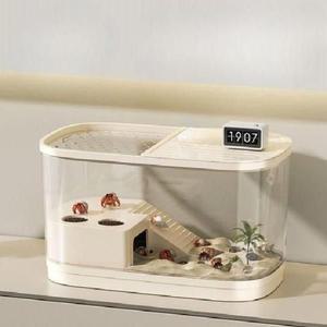 케이지 소라게사육장 아크릴 거북이 하우스 세트 도둑게 달팽이