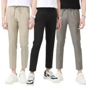 [아이에스이랩]사계절 밴딩 일자핏 링클프리 스판 슬랙스 I5SL011