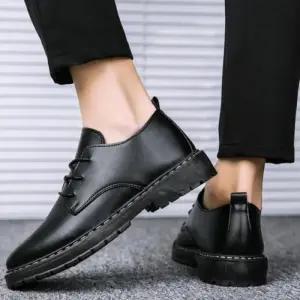 [다잇템]남자 회사원 학생 비즈니스 캐주얼 블랙 로퍼