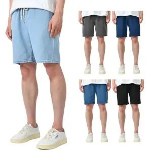 [핫코드]남자 여름 밴딩 5부 청 반바지 데님 5컬러 331-335