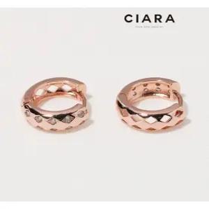 [씨아라]CIARA 14K Mantova 캐럿 투라인 볼드 귀걸이(GoldPlated)