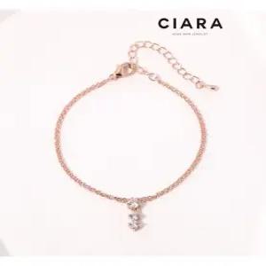 [씨아라]CIARA 14K Riomaggiore 투라인 쓰리캐럿 팔찌(GoldPlated)