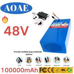 New100%  48V 100ah 13s6p 리튬 배터리 팩 48v 100000mAh 2000W Citycoco 전동 스쿠터 내장 50A BMS