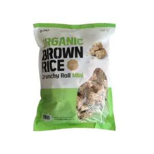 국내산 유기농 현미강정 미니 480g 대략 86개 현미 크런치롤 미니