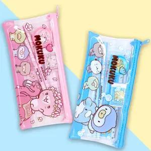 [모쿠쿠] 모쿠쿠 지퍼문구세트 2탄 (랜덤발송)