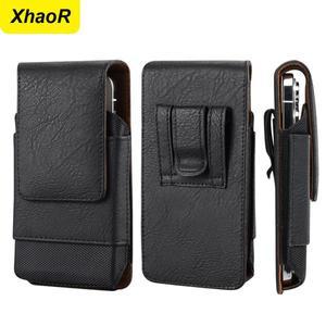 유니버셜 가죽 휴대폰 벨트 클립 케이스 아이폰 17 16 15 14 프로 맥스  샤오미 수직 허리 가방 커버