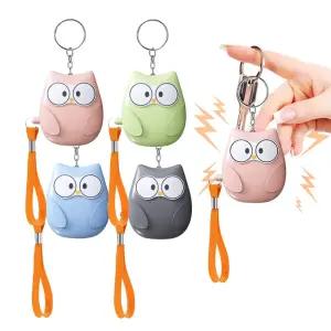 DHMK(대한민국) 부엉이 경보기 호신용 랜턴 여성 아동 어린이 휴대용 호신용품 인쇄가능