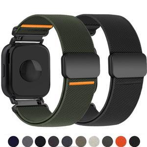 레드미 워치 5 액티브/5 라이트용 22mm 시계 스트랩, 마그네틱 나일론 브레이슬릿, 샤오미 밴드