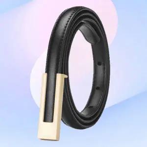 WL 버클 출근룩 밸트 슬림 허리 원피스 패션 얇은 캐쥬얼