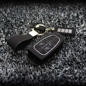 소나타 DN8 7버튼 가죽 키링 키홀더 키케이스 스마트키홀더