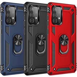 호환 Fashion Armor Case For Galaxy S24 S23 삼성 호환제품 호환 S20 FE S10 S9 Plus Note 20 Metal Ring Antidrop Shockproof Cover