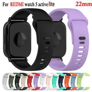 샤오미 레드미 워치 5 액티브용 22mm 시계줄, 라이트용 교체 스트랩, 범용 팔찌