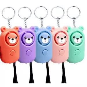 휴대용 호신용품 경보기 여성 여자친구 어린이 단체선물 호신용 키링 LED 플래시 경보음