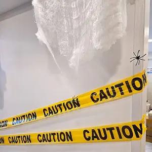 출입금지 접근금지 테이프 100M 할로윈 파티소품 장식/바닥라인/라인테이프/계단안전테이프/파손주의/계단