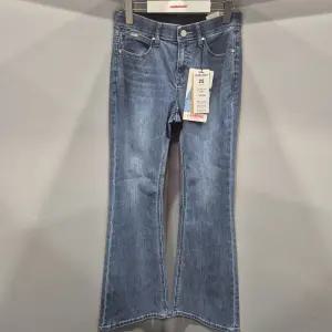 [잠뱅이]여성)쿨맥스 미디엄 인디고 밴드 금속장식 긴기장 부츠컷핏 데님팬