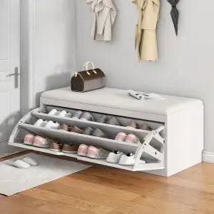 현관수납벤치 접이식 신발장 폴딩 틈새 문앞정리