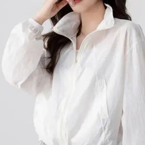 여성 숏 바람막이 봄 여름 야상 크롭 점퍼 0409