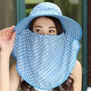 여성용 와이드 챙 썬캡 얼굴 햇빛가리개 중년 여름 나들이모자