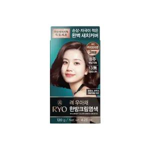 려 우아채 멋내기새치크림 6c 커피브라운