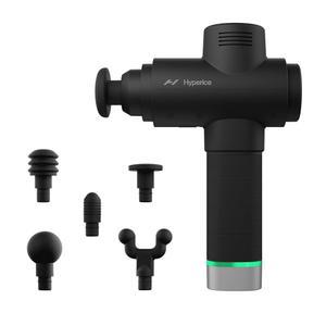 하이퍼아이스 하이퍼볼트 2 프로 - 조용한 활공 기술 휴대용 타악기 마사지 건 5단 속도, 5개의 교체 가능한 근육과 경직을 완화하는 데 도움이 됩니다