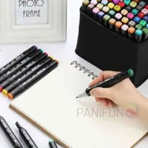 120색 마카펜 트윈 마커세트 컬러 스케치 채도구 미술용 디자인 듀얼 채마카