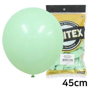 해피파티 라운드풍선 마카롱 45cm (그린) (25개입)장식 벽풍선 생일 돌장식