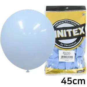 해피파티 라운드풍선 마카롱 45cm (블루) (25개입)장식 벽풍선 생일 돌장식